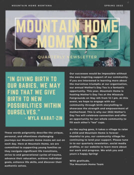 Spring 2022 Newsletter Mountain Home Mt