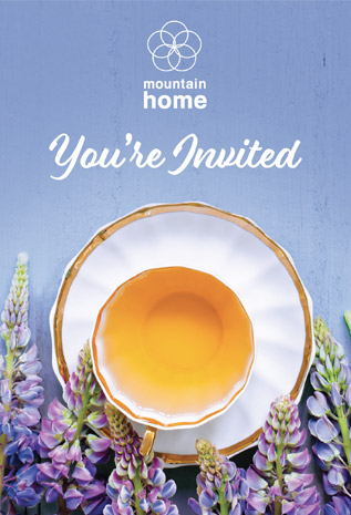 Mountain Home - Mother's Day tea invite
